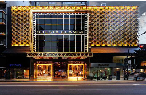 方城门头设计与商业空间的纽带。