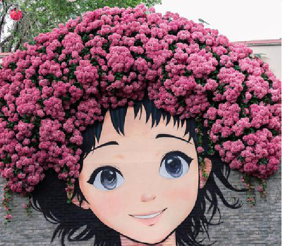 方城墙体彩绘-网红墙打卡