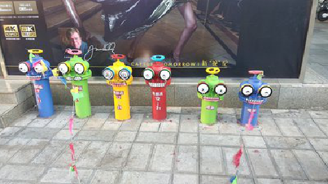 方城商业区彩绘