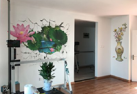 方城墙体彩绘相比墙纸的优势。