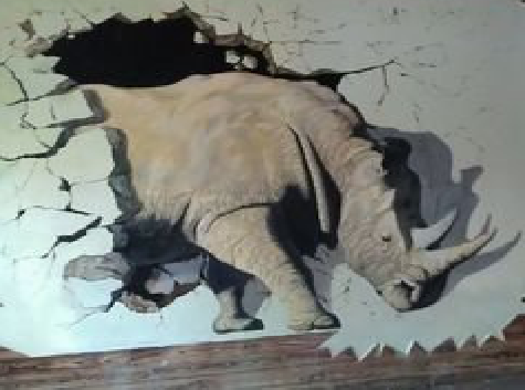 方城在墙绘中,如何绘制3D效果?