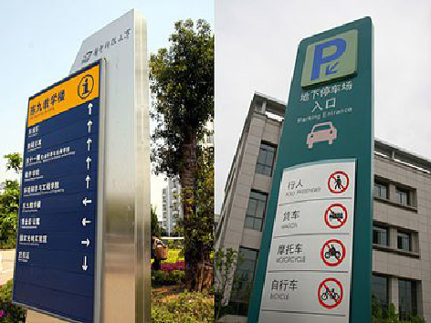 方城导向标识的设计作用。